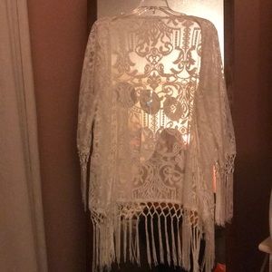 Bikini cover up cardigan